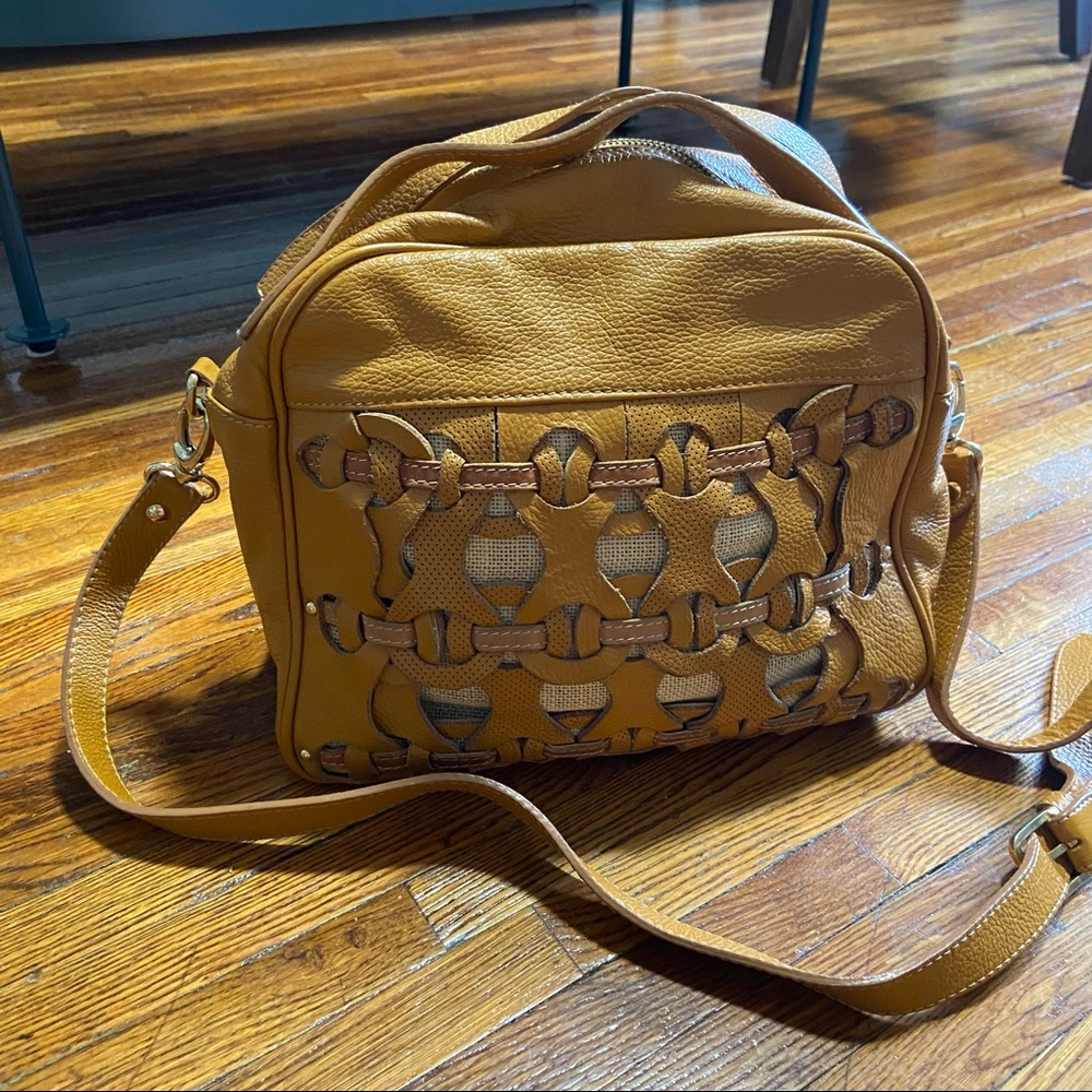 Leather Handbag - made in Italy
